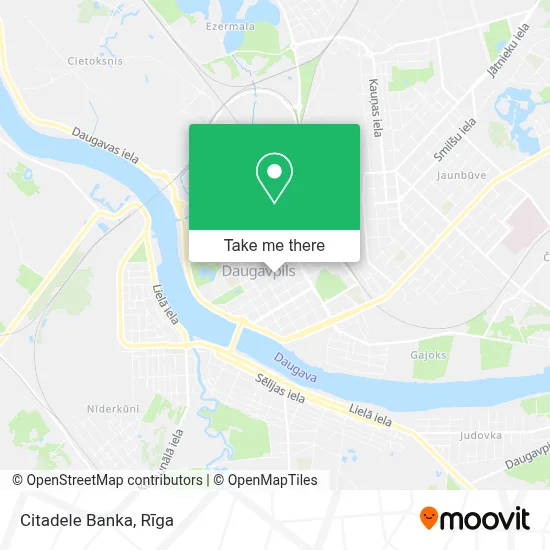 Citadele Banka map
