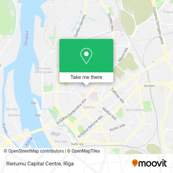 Rietumu Capital Centre map