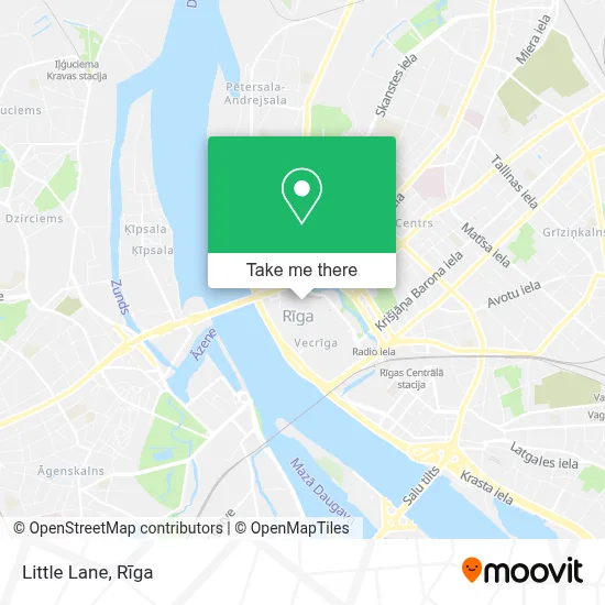 Little Lane map