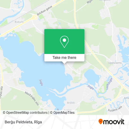 Berģu Peldvieta map