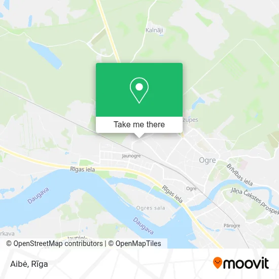 Aibė map