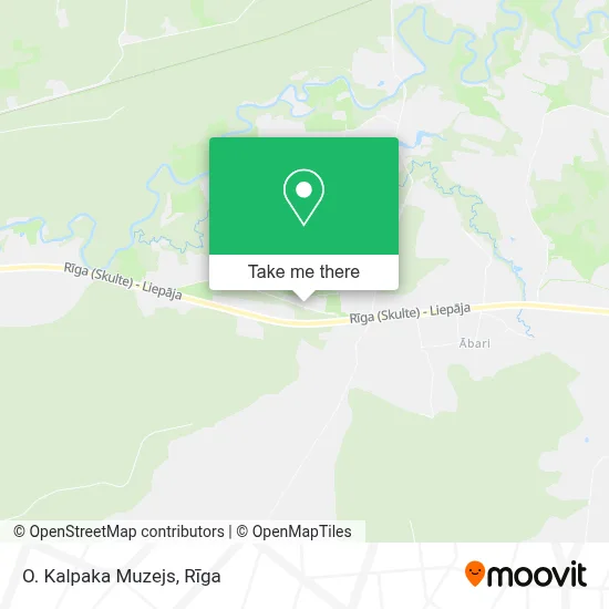 O. Kalpaka Muzejs map