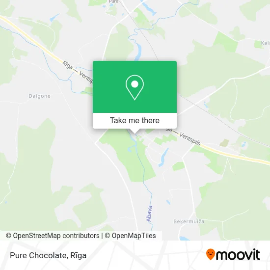 Pure Chocolate map