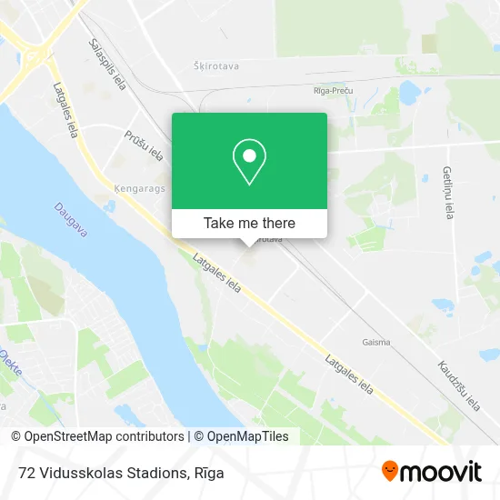 72 Vidusskolas Stadions map
