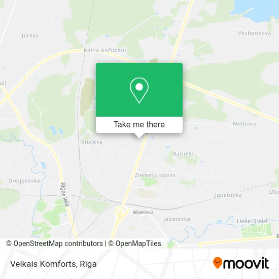 Veikals Komforts map