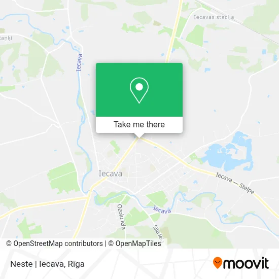 Neste | Iecava map