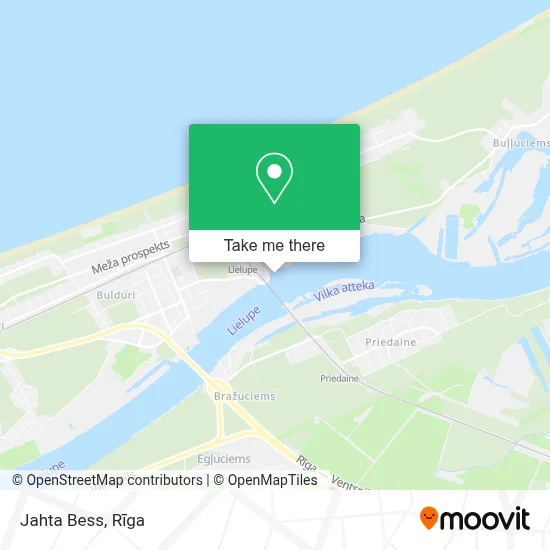 Jahta Bess map