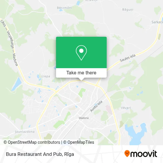 Bura Restaurant And Pub map