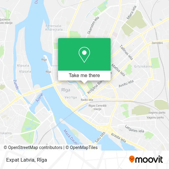 Expat Latvia map