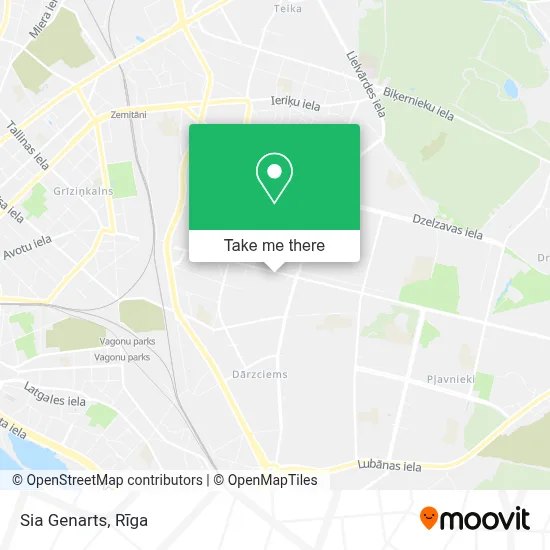 Sia Genarts map