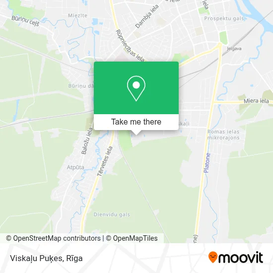 Viskaļu Puķes map