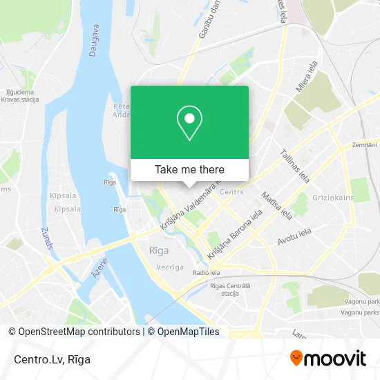 Centro.Lv map