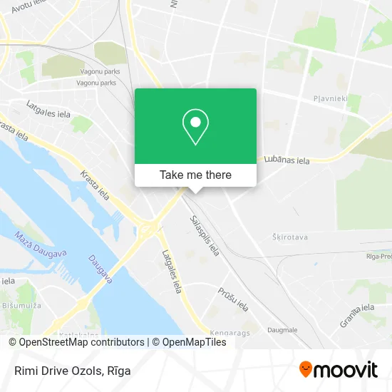 Rimi Drive Ozols map