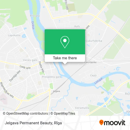 Jelgava Permanent Beauty map