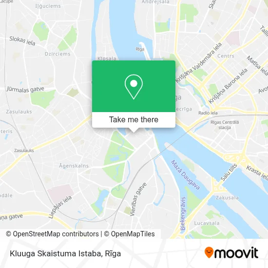 Kluuga Skaistuma Istaba map