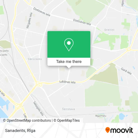 Sanadents map