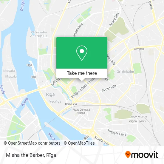 Misha the Barber map