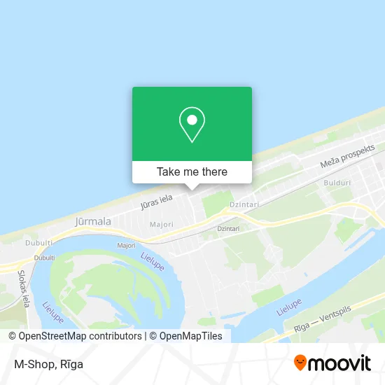 M-Shop map