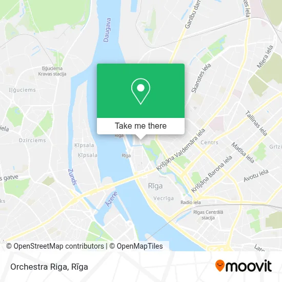 Orchestra Riga map