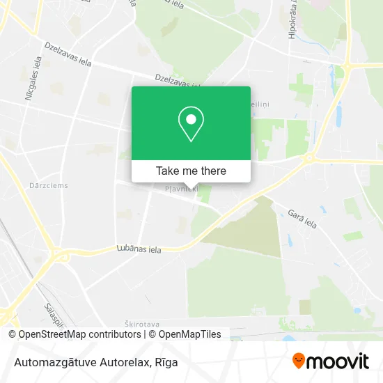 Automazgātuve Autorelax map