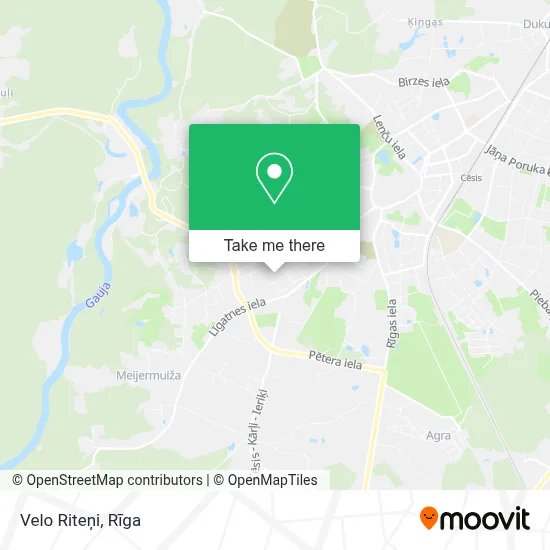 Velo Riteņi map