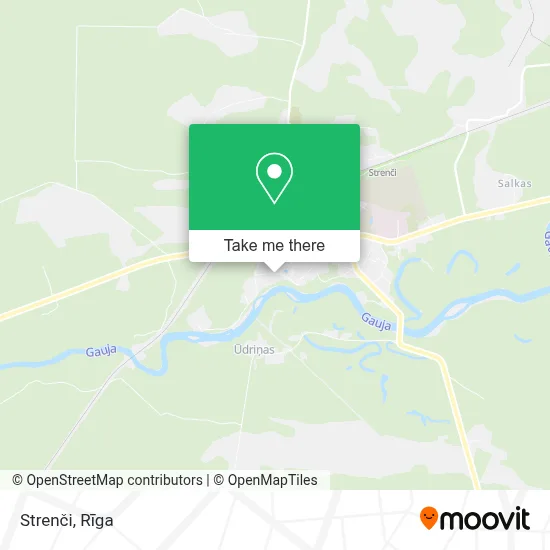 Strenči map