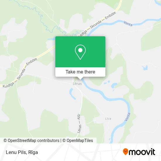 Lenu Pils map