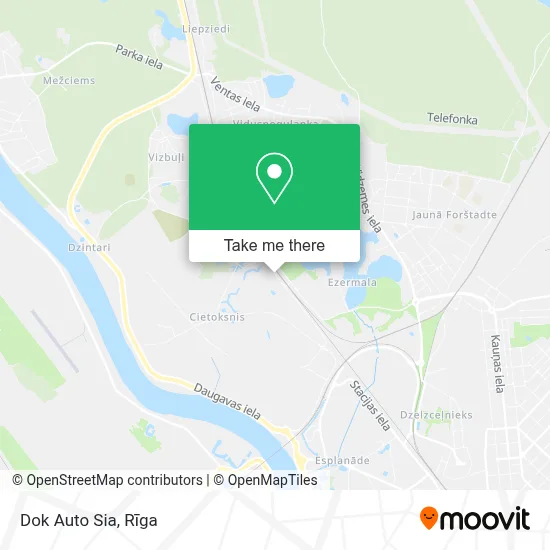 Dok Auto Sia map