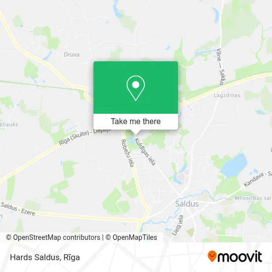 Hards Saldus map