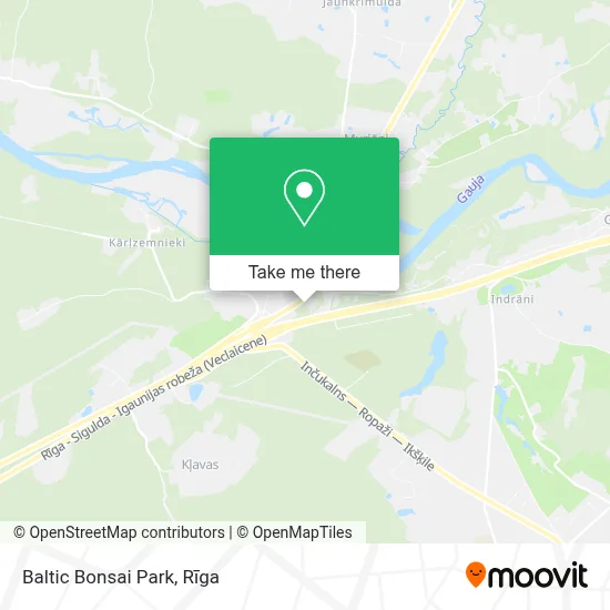 Baltic Bonsai Park map