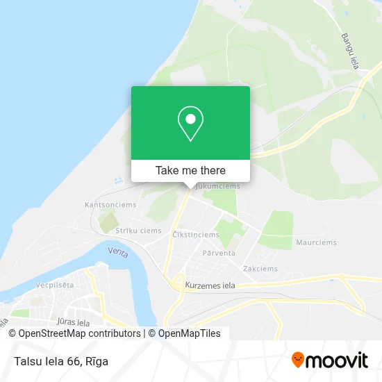 Talsu Iela 66 map