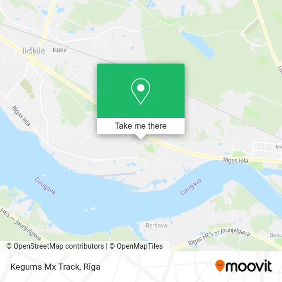 Kegums Mx Track map