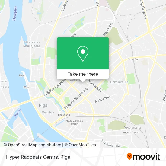 Hyper Radošais Centrs map