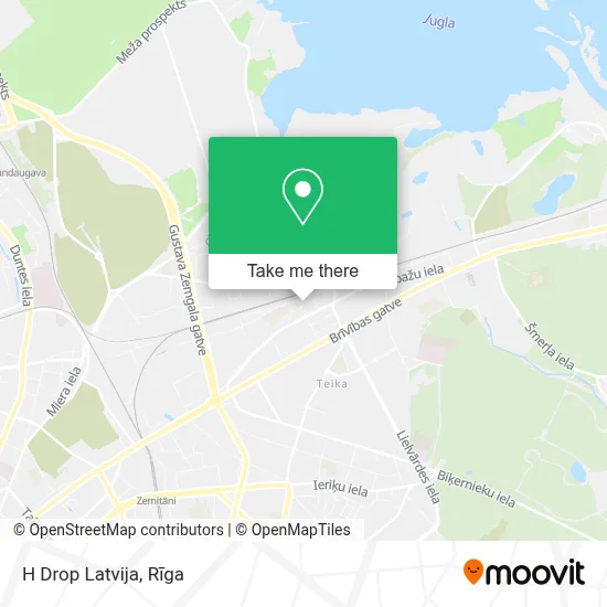 H Drop Latvija map