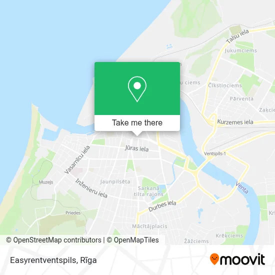 Easyrentventspils map