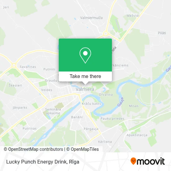 Lucky Punch Energy Drink map