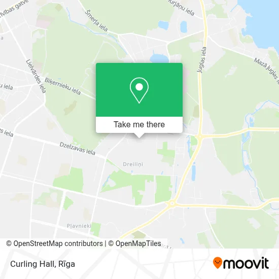 Curling Hall map