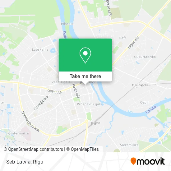 Seb Latvia map