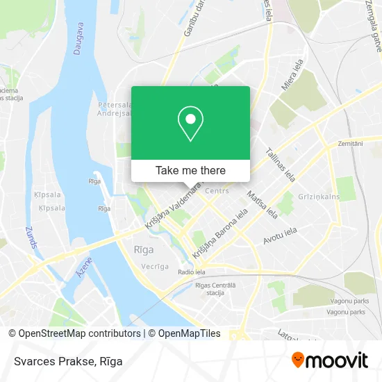 Svarces Prakse map
