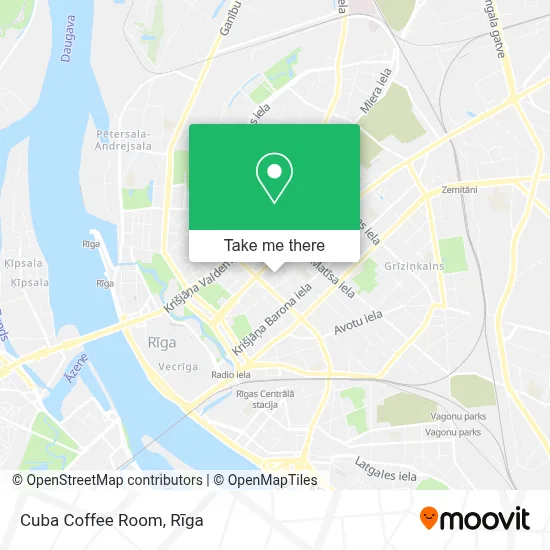 Cuba Coffee Room map