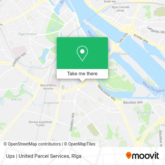 Ups | United Parcel Services map
