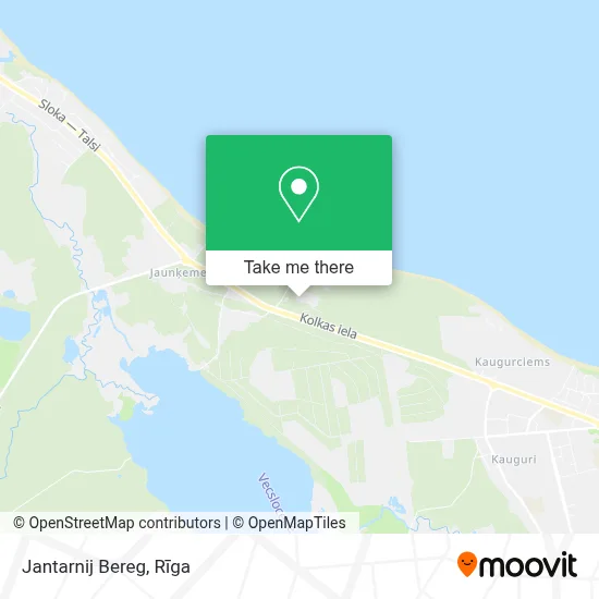 Jantarnij Bereg map