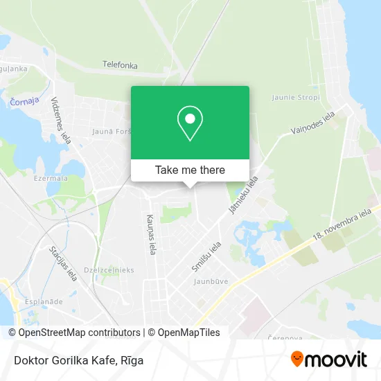 Doktor Gorilka Kafe map