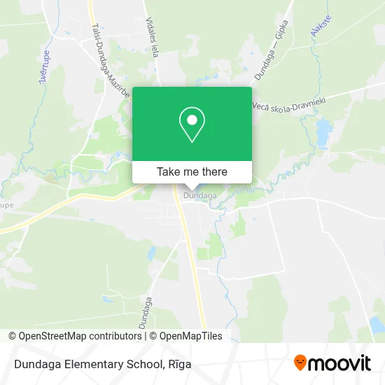 Dundaga Elementary School map