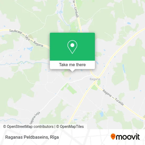 Raganas Peldbaseins map