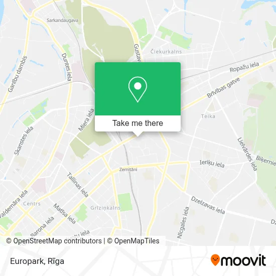 Europark map