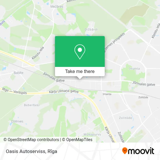 Oasis Autoserviss map