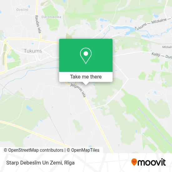 Starp Debesīm Un Zemi map