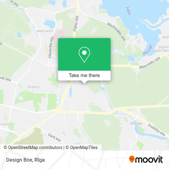 Design Box map