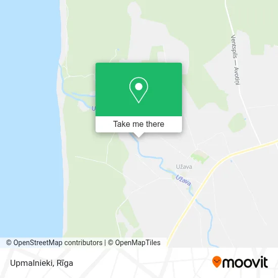 Upmalnieki map